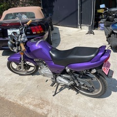 早い者勝ち❗️紫　ラメ　全塗装　EN125 160cc ボアアップ済み　早い　絶好調の画像