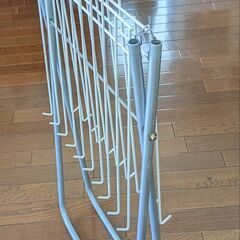 折りたたみ式  室内物干しスタンド タオルハンガーの画像