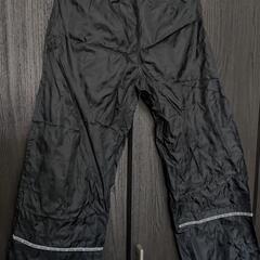 OUTDOOR アウトドア キッズ レインウェア レインコート 上下セット ブラック 130の画像