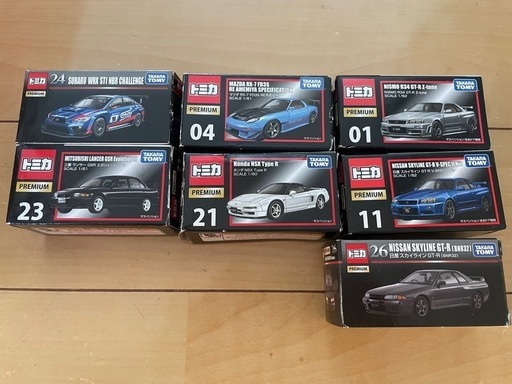 トミカプレミアムミニカー 7点セット トミカプレミアム 7台セット