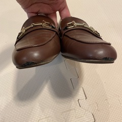 HARUTA ブラウン ローファー 金具付き (のの) 新丸子の靴