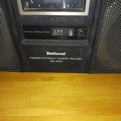 National　レトロラジカセの画像
