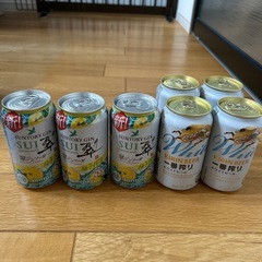 【決まりました🍀】翠ジンソーダ柚子搾り3本&一番搾りホワイトビー...