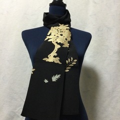 留袖スカート  着物リメイク  裏付きの画像