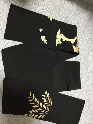 留袖スカート  着物リメイク  裏付き