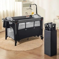 coolbaby 折りたたみベビーベッド ベビーサークルの画像