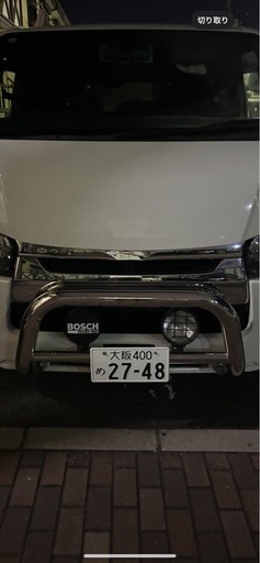 ハイエース　バンパーガード　グリルガード