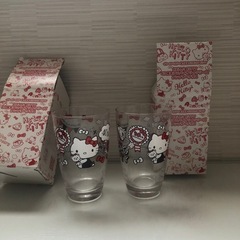 キティ ちゃん　グラス×2の画像
