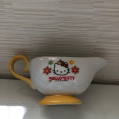 キティ ちゃん　陶器ポットの画像