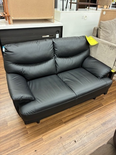 【ジモティー割あり】ソファー2人用黒