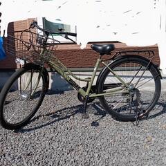自転車 wonka カーキ サビあり 訳あり 27インチ 27....