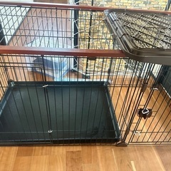 ペットのゲージ大型犬可能
