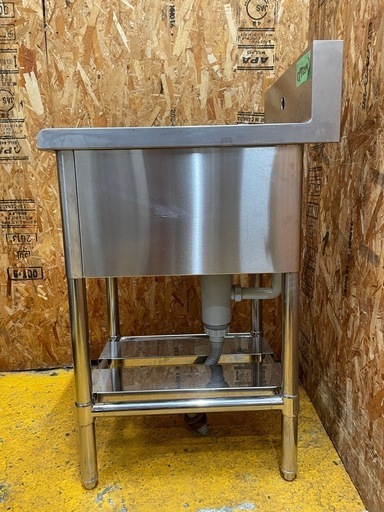 C(7214) 業務用 1槽シンク ステンレス 1シンク槽 W450D600H810BG150