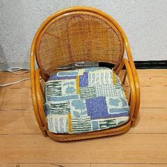 0430-274 ラタン回転座椅子