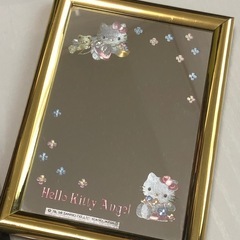 キティ ちゃん　鏡の画像