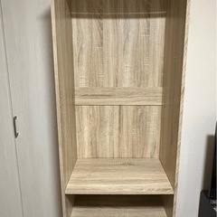 【お譲り先決定済】ハンガーラック付き棚