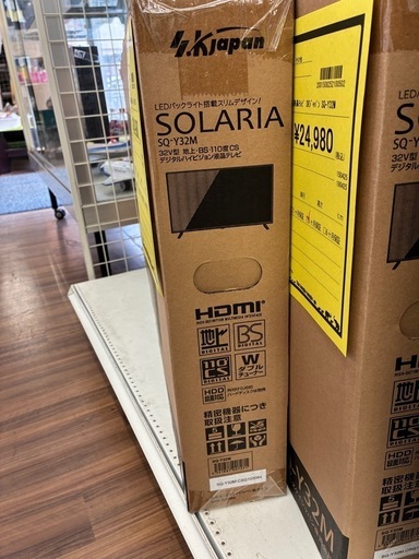 液晶テレビSKジャパンSQ-Y32M