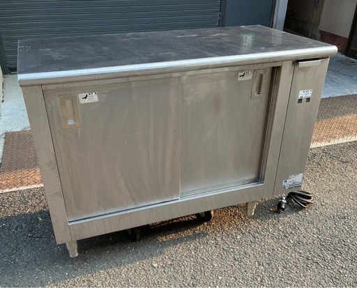 【動確済み】ニチワ 業務用 ディッシュウォーマー EDT-1200AS 三相 200V 幅1200×奥600×高さ800(mm) 食器庫 温蔵庫 保温庫 食器乾燥 大阪