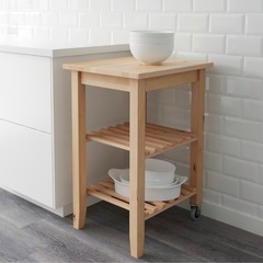 IKEA キッチンワゴン　ベクヴェーム　の画像