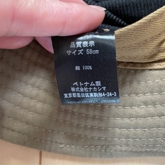 カーキ☆帽子の画像