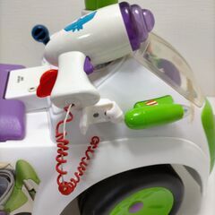 バズライトイヤー　手押し車　足蹴り車　ディズニーおもちゃ　 250430-7Tの画像