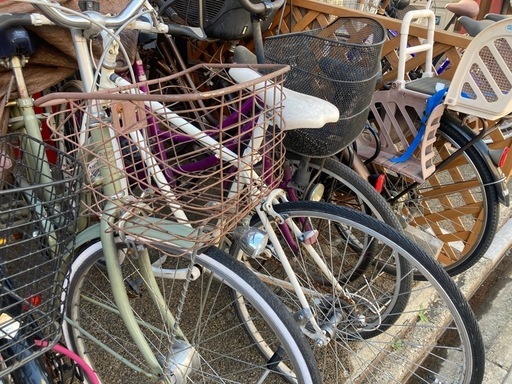 【ジャンク品】自転車【県内引き取りor条件有 お届け可】 Missed] I won a bid on a non-repairable junk road bike on Yahoo
