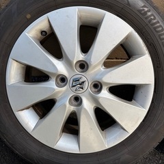 スズキ 純正 15インチ 185/60R15 タイヤ ホイール バリ山の画像