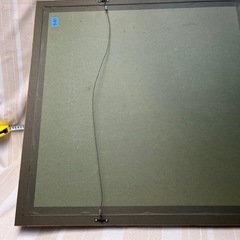 インテリア　アンティーク調　絵　600x600mm　釣り　毛針　の画像