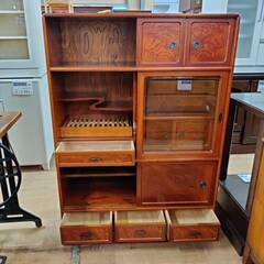 【愛品倶楽部柏店】ケヤキ材 水屋収納 ヴィンテージ レトロの画像