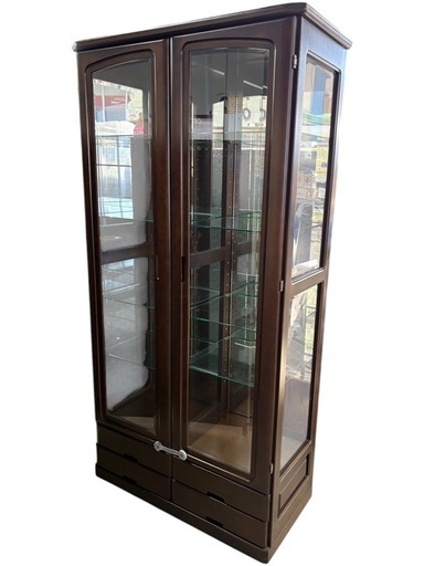NO.2374【直接引き取り大歓迎】飾り棚 ガラス ショーケース