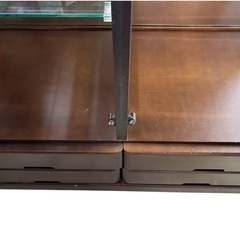 NO.2374【直接引き取り大歓迎】飾り棚 ガラス ショーケース キャビネット 収納 家具 中古の画像