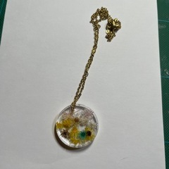 レジンアクセサリー ハンドメイドの画像