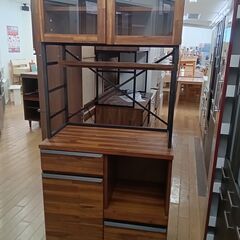 ★ジモティ割あり★ unico 食器棚　SWELLAシリーズ ブ...