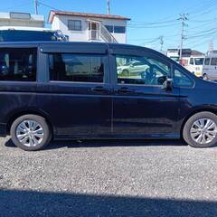ご購入ありがとうございました。【車検2年付き☆コミコミ33万5000円】平成23年　ホンダ　ステップワゴン　スパーダ　8人乗り　2WD　黒　走行距離138,000㎞　左側スライドドア・ナビ・ETC付きの画像