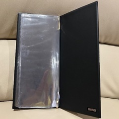 メニューブック　シンビ(SHIMBI) 【MS-303】たて長　黒色の画像