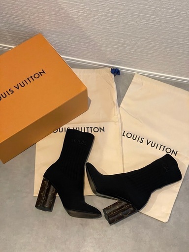 最終値下げ LOUIS VITTON シルエット アンクルブーツ 最終値下げ