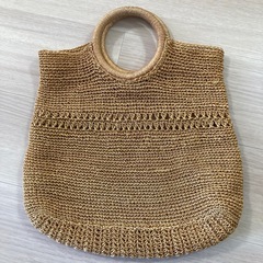 夏　無印　カゴバック