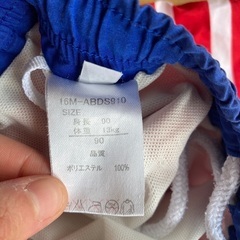 【無料】男の子　サイズ90 水着差し上げます。の画像