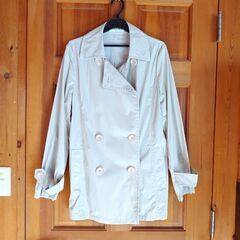 サイズ40　スプリングコート　ベージュ系　日本製