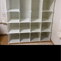 組み立て　収納棚
の画像