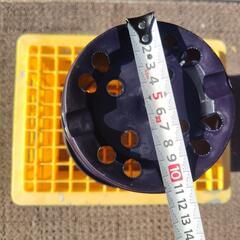 プラスチック鉢　6,3寸　色紺の画像