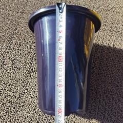 プラスチック鉢　6,3寸　色紺の画像