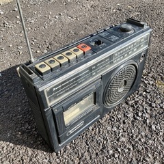 SANYO MR-G305 昭和レトロラジカセ　現状ジャンク品  の画像