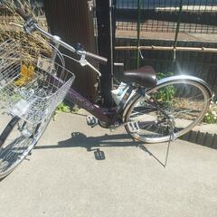 27インチ中古自転車6段変速あり