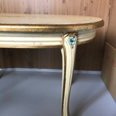 イタリア製センターテーブル(ゴールドライン)の画像