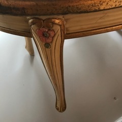 イタリア製センターテーブル(ゴールドライン)の画像