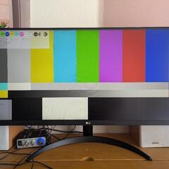 LG モニター 34WP500-B 34インチ平面ウルトラワイド...