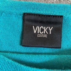 ビッキー  VICKY セーター　M　グリーン　の画像