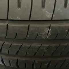 値下げアルミホイールタイヤセットの画像