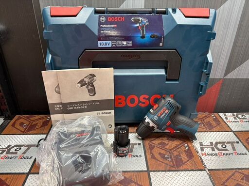 【未使用開封品】ボッシュ BOSCH GSR10.8V-35 コードレスドライバードリル バッテリ×１・充電器付き【ハンズクラフト佐賀】